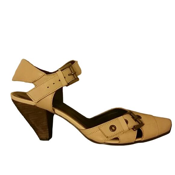 Joe Sanchez Open Heel Shoe with Ankle Strap 39 (9) - Picture 1 of 3